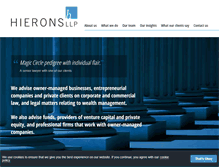 Tablet Screenshot of hieronslaw.com